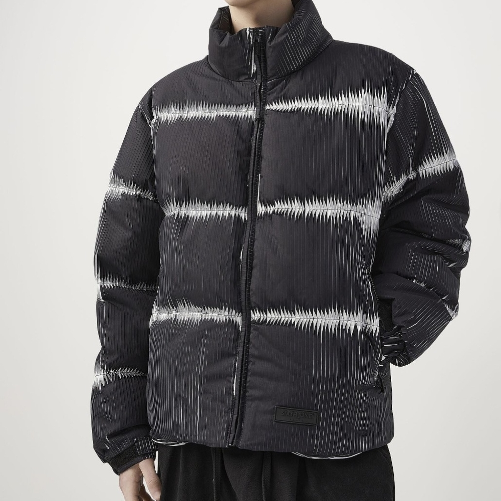 SIXTH JUNE PARIS Pleated Two Tone Puffer Jacket - UNISEX